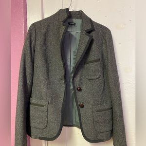 J crew Gray blazer jacket green tag